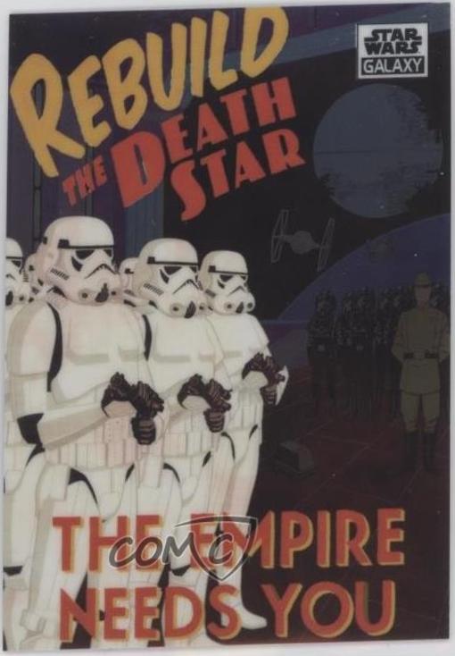 2021 Topps Chrome Galaxy Rebuild the Death Star #54 card