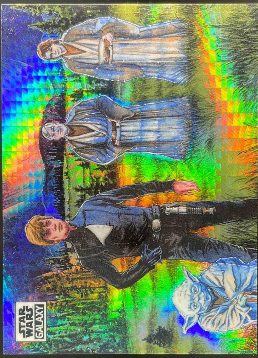 2021 Topps Chrome Galaxy Reflections on Endor [Prism Refractor] #64 card