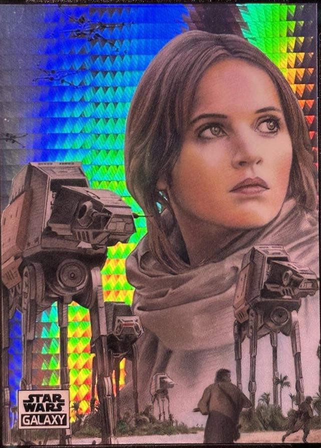 2021 Topps Chrome Galaxy Stardust on Scarif #99 card