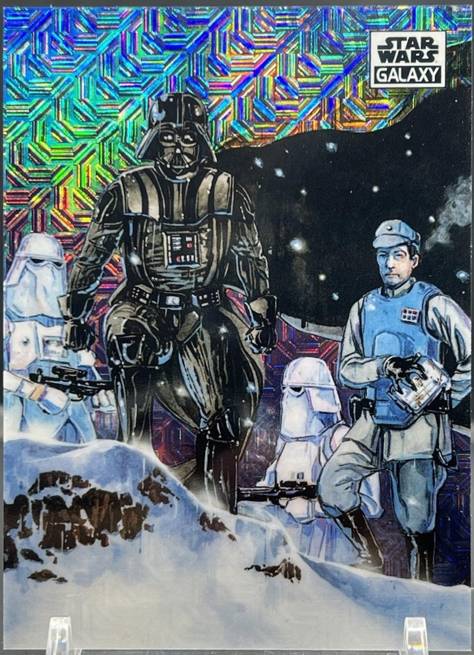 2021 Topps Chrome Galaxy Surveyed by the Dark Lord [Mojo Refractor] #59 card