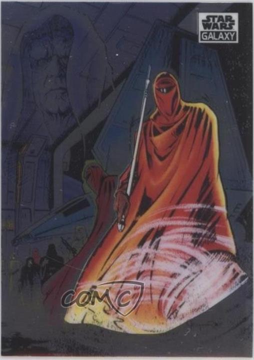 2021 Topps Chrome Galaxy The Emperor's Royal Guards #7 card