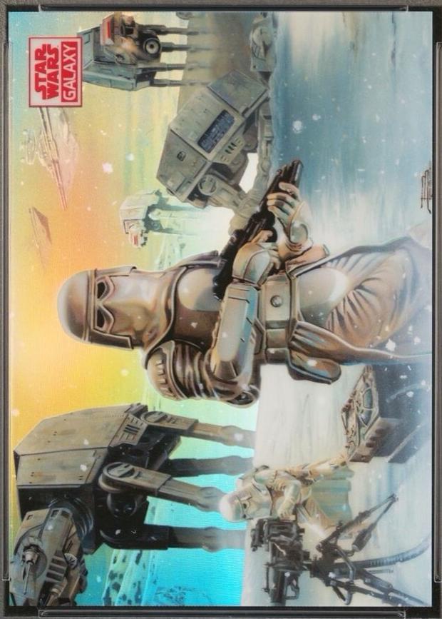 2021 Topps Chrome Galaxy The Empire on Hoth [Red Refractor] #43 card