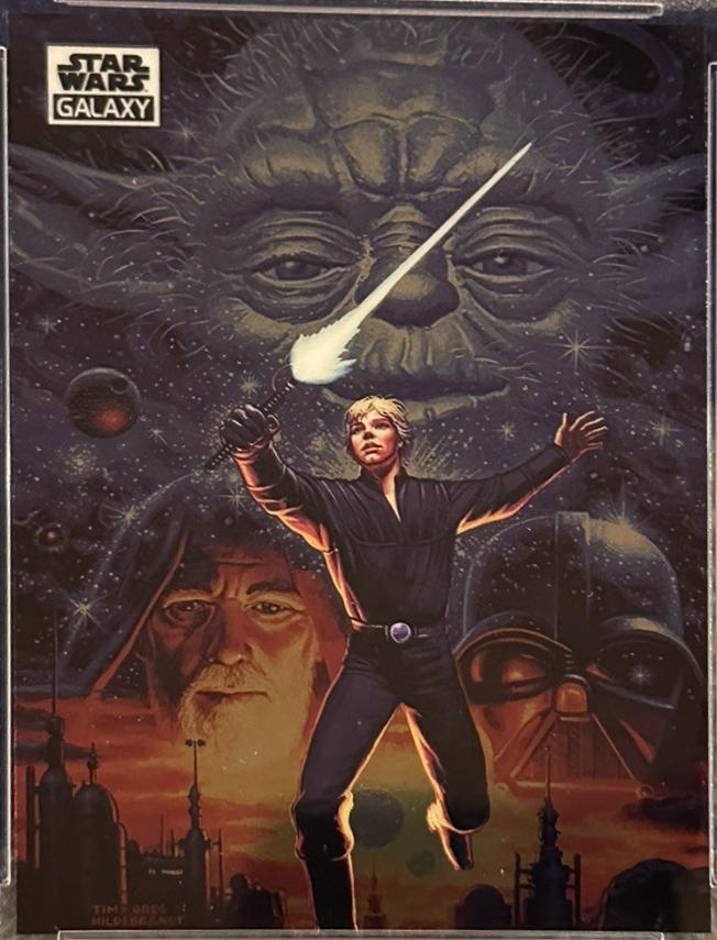 2021 Topps Chrome Galaxy The Four Jedi #29 card