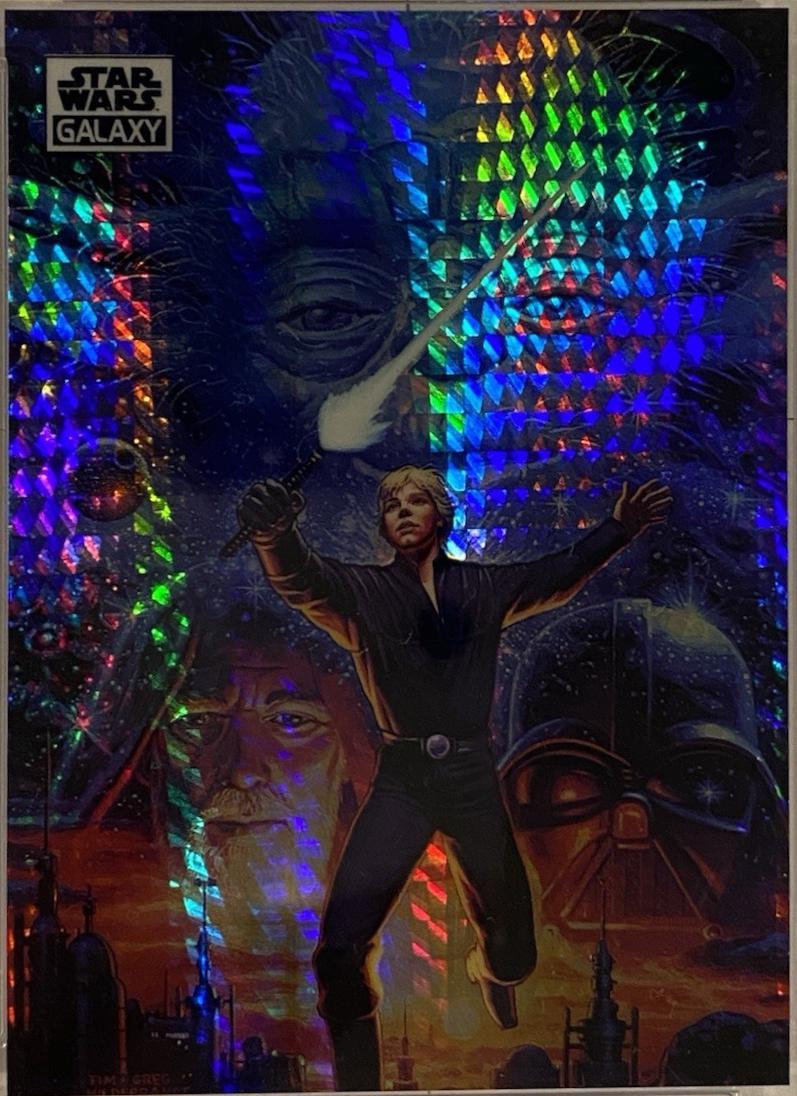 2021 Topps Chrome Galaxy The Four Jedi [Prism Refractor] #29 card