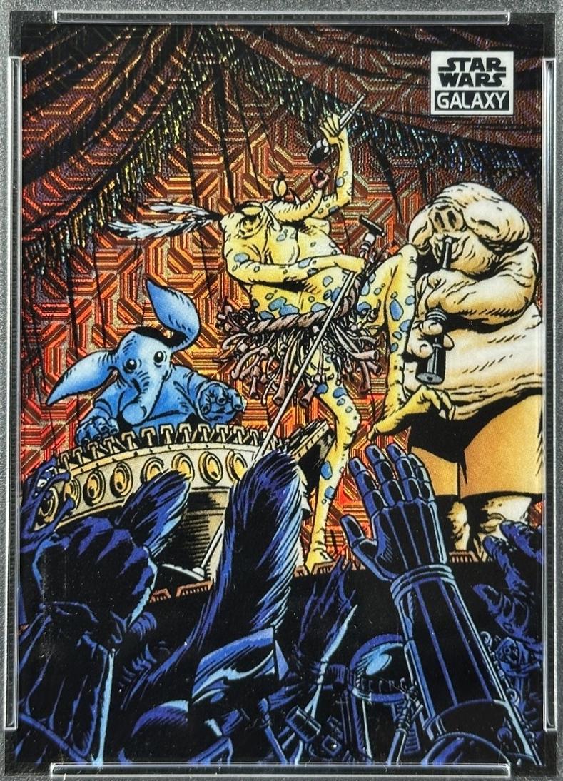 2021 Topps Chrome Galaxy The Max Rebo Band [Mojo Refractor] #5 card