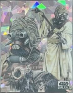 2021 Topps Chrome Galaxy The Sand People [Atomic Refractor] #97 card