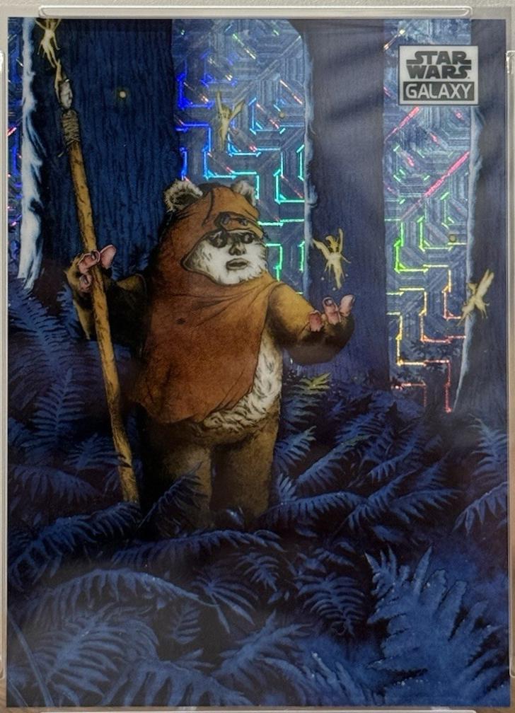 2021 Topps Chrome Galaxy The Solitary Wicket [Mojo Refractor] #66 card