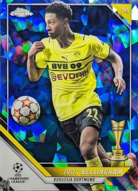2021 Topps Chrome Sapphire UEFA Champions League Jude Bellingham #58 card