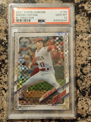 2021 Topps Chrome Shohei Ohtani [Xfractor] #159 card