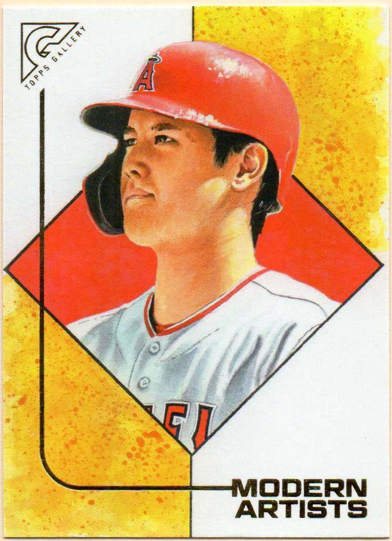 2021 Topps Gallery Modern Artists Shohei Ohtani #MA-18 card