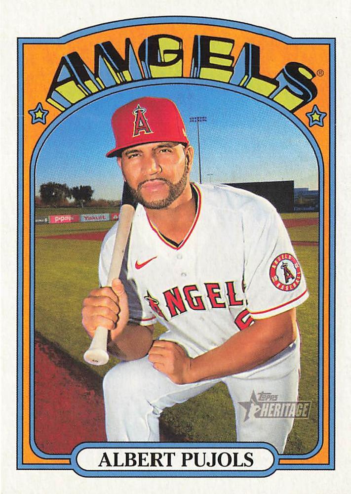 2021 Topps Heritage Albert Pujols #189 card