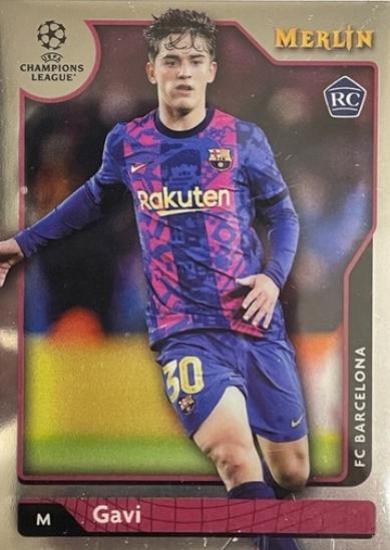 2021 Topps Merlin Chrome UEFA Gavi #107 card