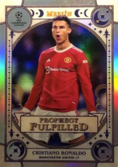 2021 Topps Merlin Chrome UEFA Prophecy Fulfilled Cristiano Ronaldo #PF-6 card