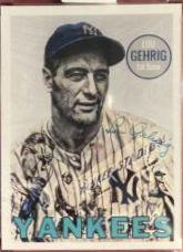 2021 Topps Project 70 Lou Gehrig #70 card