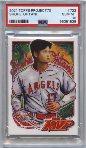 2021 Topps Project 70 Shohei Ohtani #722 card