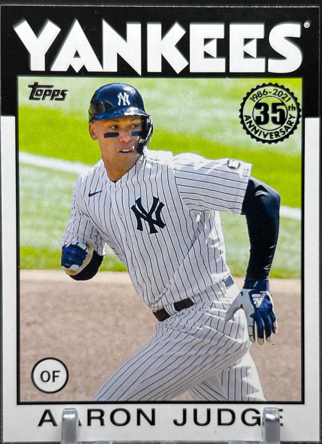 2021 Topps Update 1986 35th Anniversary Aaron Judge #86B-12 card