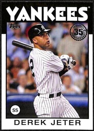 2021 Topps Update 1986 35th Anniversary Derek Jeter #86B-36 card