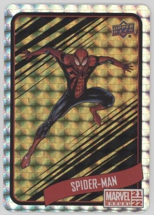 2021 Upper Deck Annual Backscatters Spider-Man #B13 card