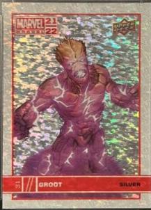2021 Upper Deck Annual Groot [Silver Sparkle] #31 card