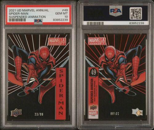 2021 Upper Deck Annual Suspended Animation Spider-Man #49 card