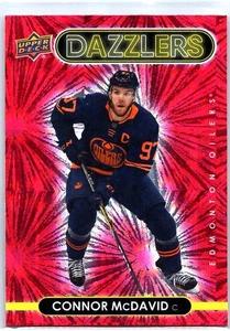 2021 Upper Deck Dazzlers Connor McDavid [Red] #DZ-19 card