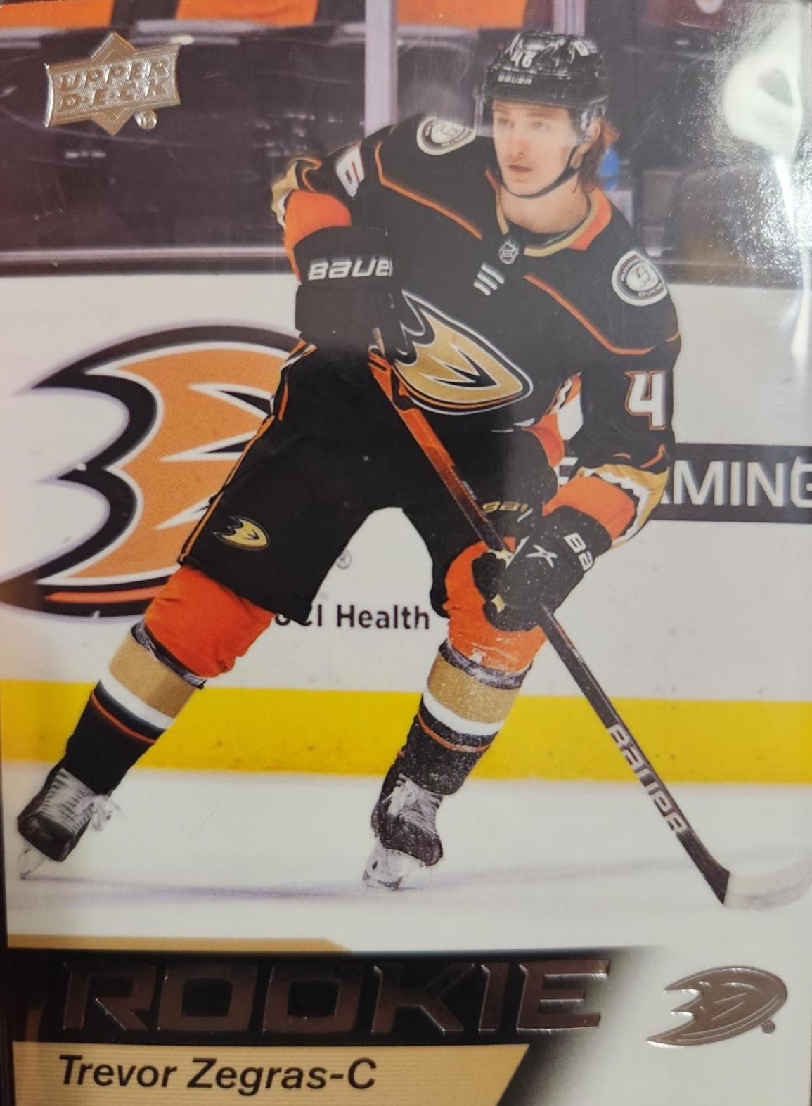 2021 Upper Deck NHL Star Rookies Box Set Trevor Zegras #2 card
