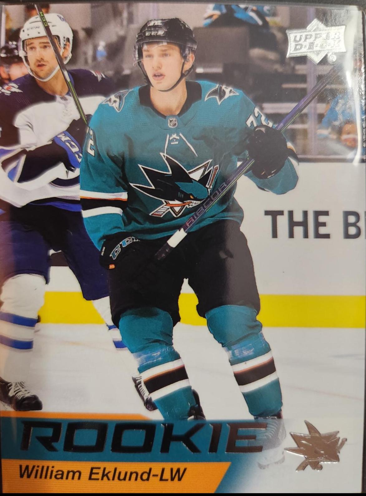 2021 Upper Deck NHL Star Rookies Box Set William Eklund #24 card