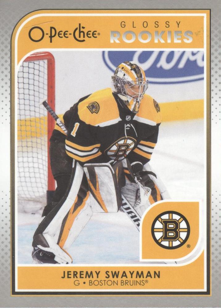 2021 Upper Deck O Pee Chee Glossy Jeremy Swayman #R-6 card