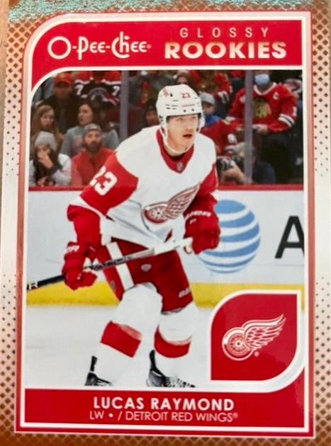 2021 Upper Deck O Pee Chee Glossy Lucas Raymond #R-13 card