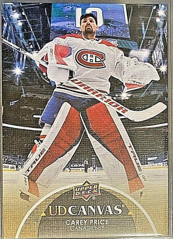 2021 Upper Deck UD Canvas Carey Price #C44 card