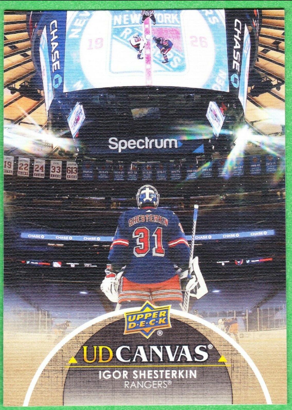 2021 Upper Deck UD Canvas Igor Shesterkin #C55 card