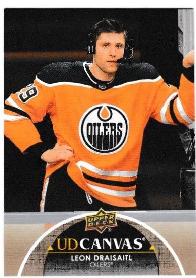 2021 Upper Deck UD Canvas Leon Draisaitl #C33 card