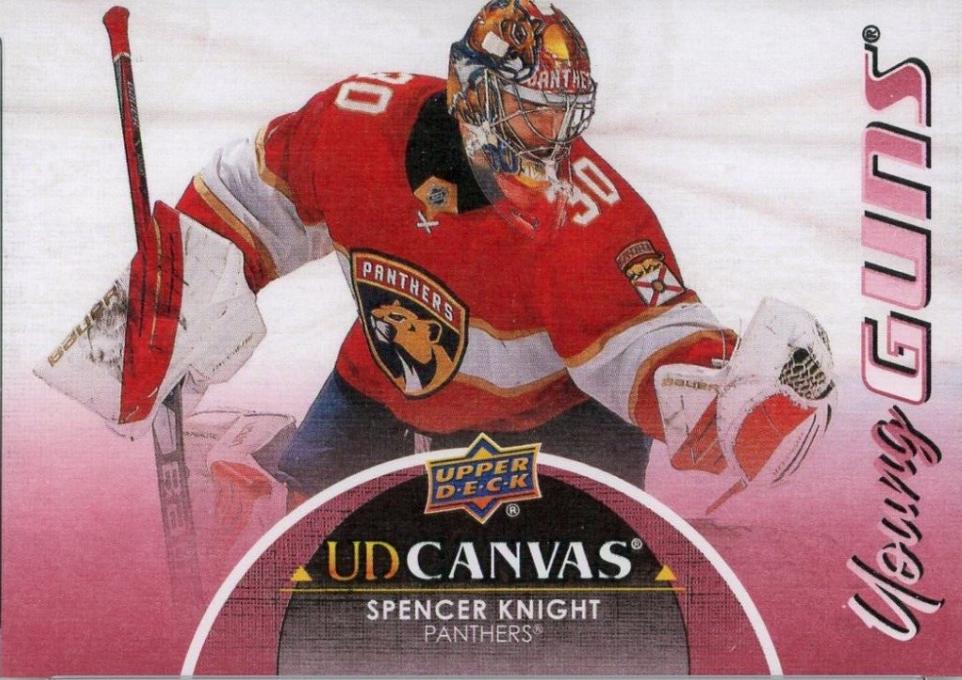 2021 Upper Deck UD Canvas Spencer Knight #C228 card