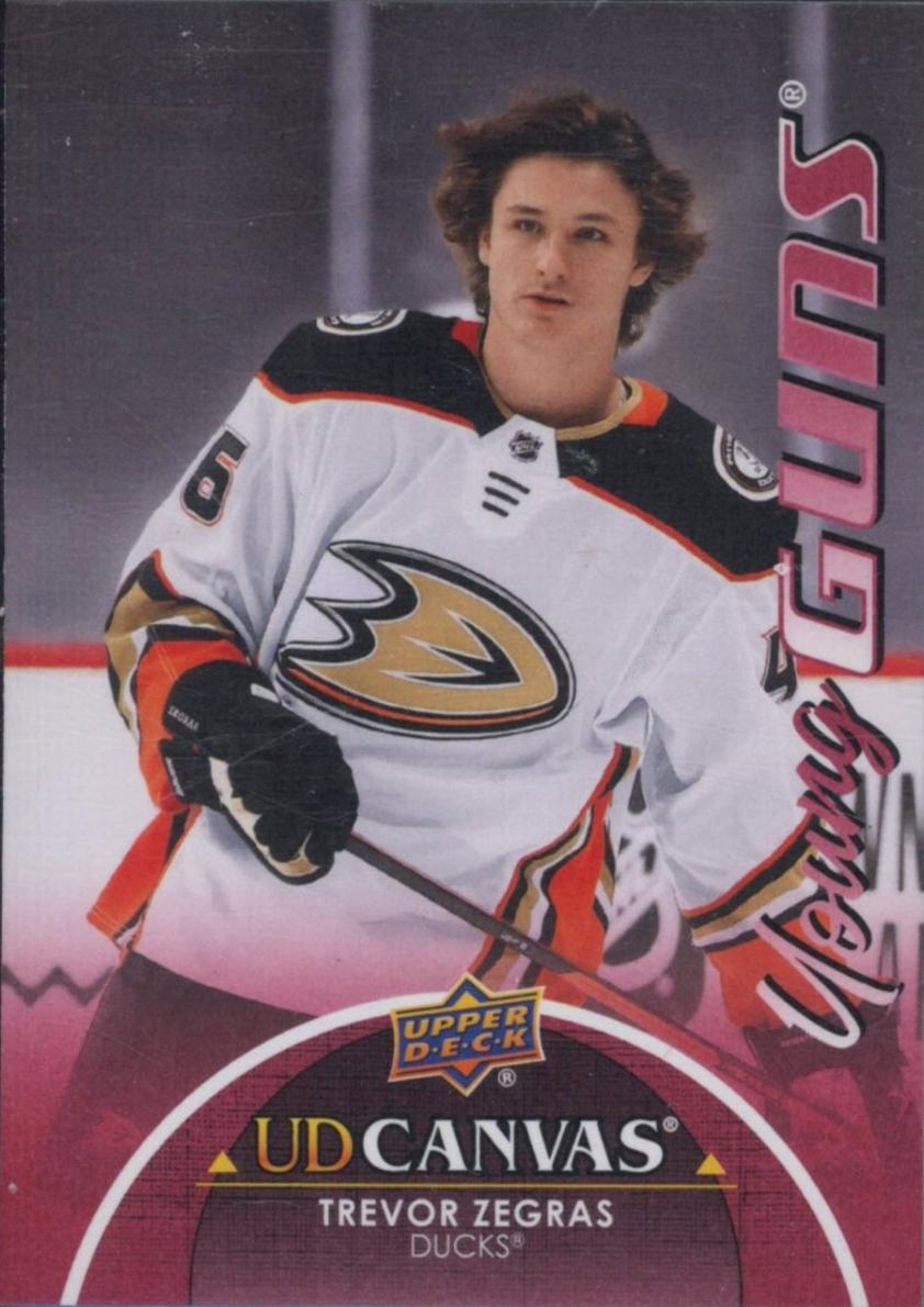 2021 Upper Deck UD Canvas Trevor Zegras #C117 card