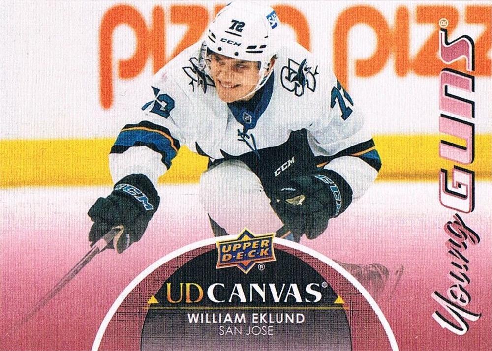 2021 Upper Deck UD Canvas William Eklund #C234 card