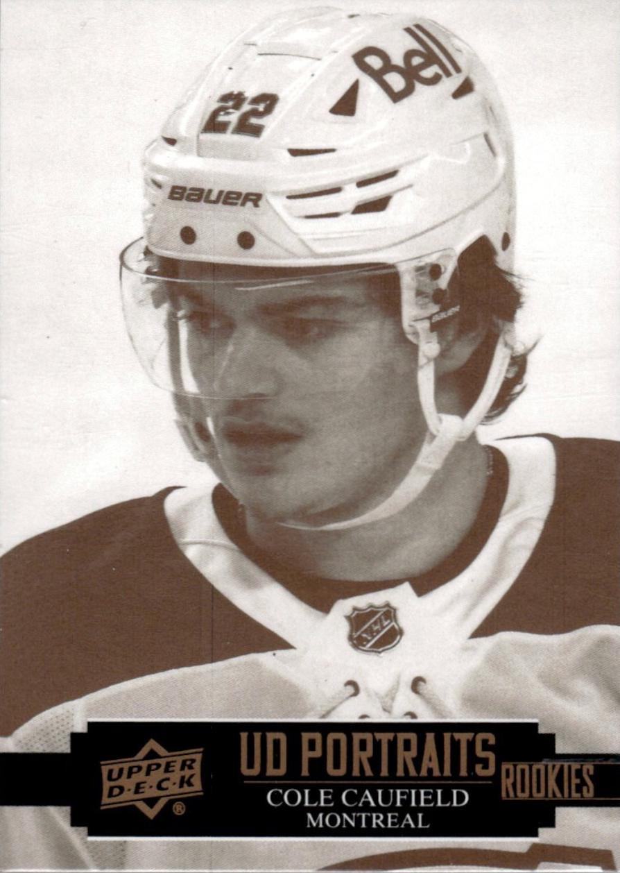 2021 Upper Deck UD Portraits Cole Caufield #P-40 card