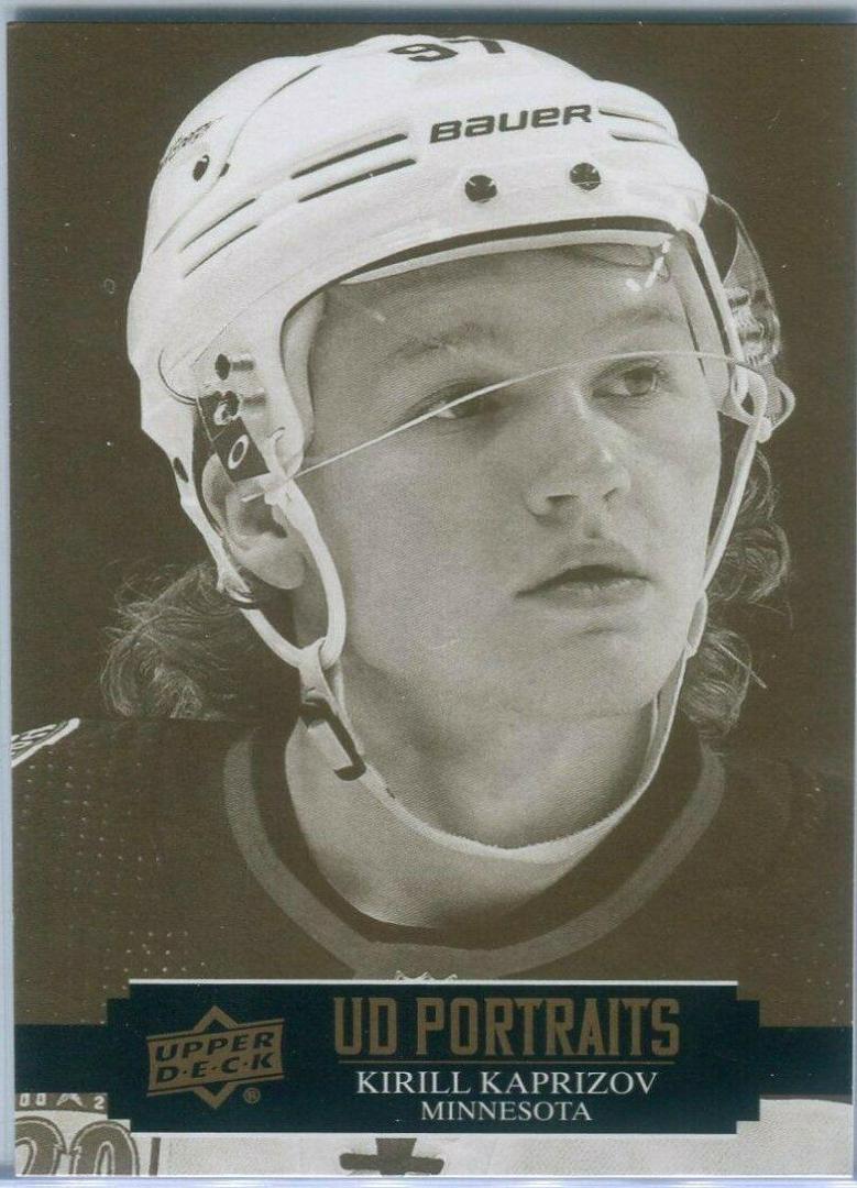 2021 Upper Deck UD Portraits Kirill Kaprizov #P-10 card