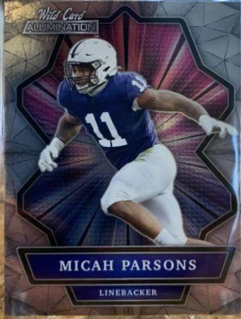 2021 Wild Card Alumination Micah Parsons #ABC-17 card