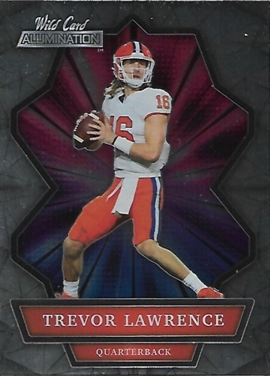 2021 Wild Card Alumination Trevor Lawrence #ABC-1 card