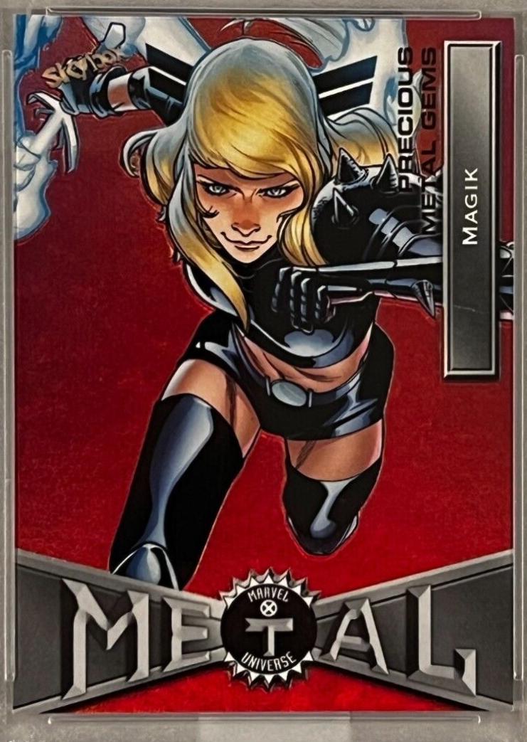 2021 X-Men Metal Universe Magik [Red] #45 card