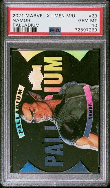 2021 X-Men Metal Universe Palladium Namor #29 card