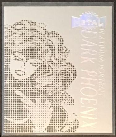 2021 X-Men Metal Universe Platinum Portraits Dark Phoenix #7 card