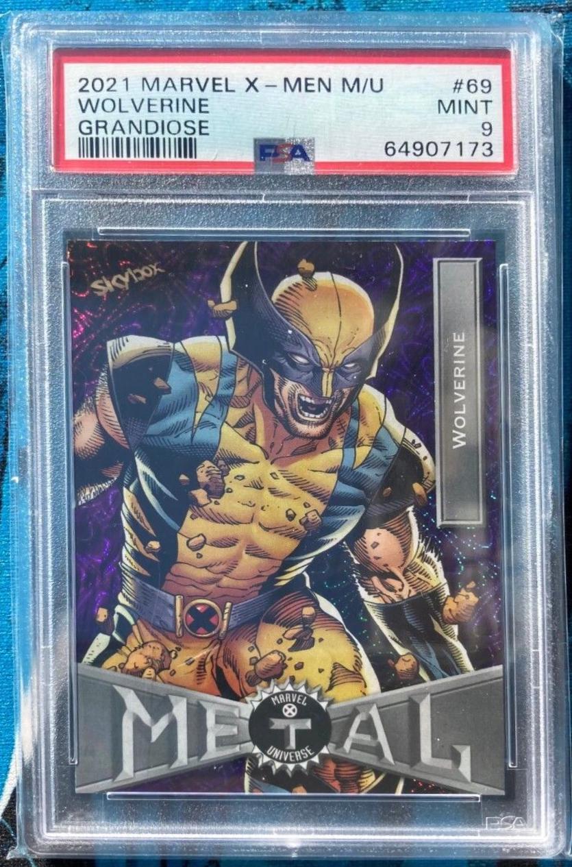 2021 X-Men Metal Universe Wolverine [Grandiose] #69 card