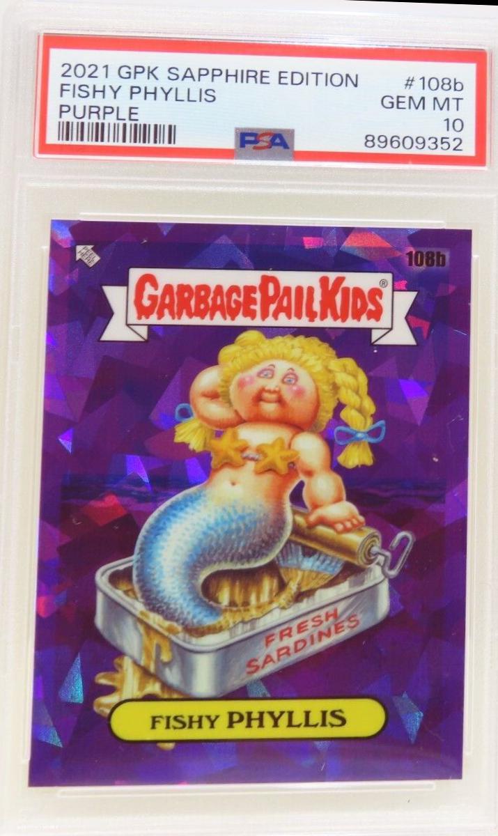 2022 2021 Sapphire Fishy PHYLLIS [Purple] #108b card