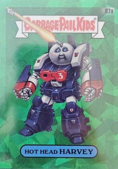 2022 2021 Sapphire Hot Head HARVEY [Green] #87a card