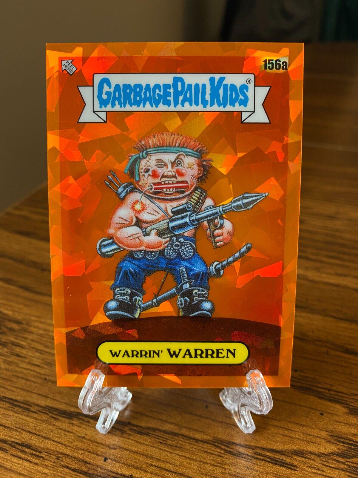 2022 2021 Sapphire WARRIN' WARREN [Orange] #156a card
