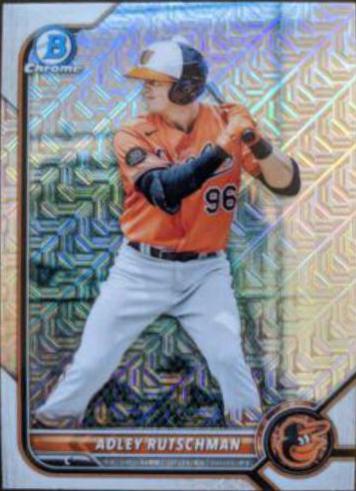 2022 Bowman Chrome Prospects Adley Rutschman [Mega Box Mojo] #BCP-29 card
