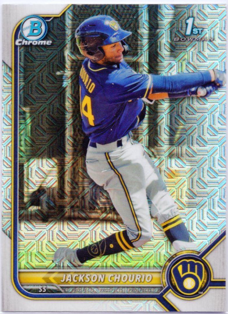 2022 Bowman Chrome Prospects Jackson Chourio [Refractor] #BCP-79 card