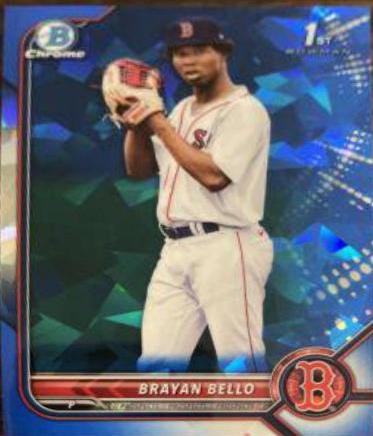 2022 Bowman Chrome Prospects Sapphire Brayan Bello #BCP-107 card
