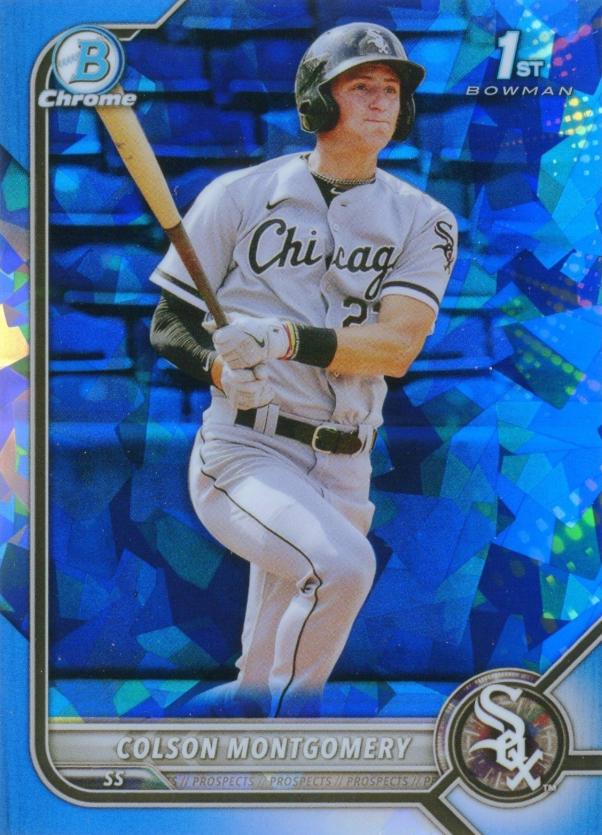 2022 Bowman Chrome Prospects Sapphire Colson Montgomery #BCP-71 card
